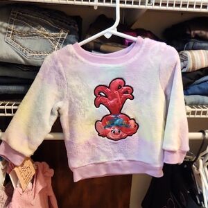 Trolls Kids Sweatshirt - Pink and Purple